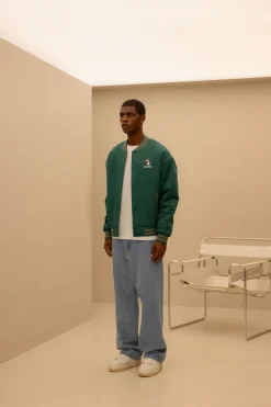 BAYC WOVEN OVER FIT VARSITY JACKET
