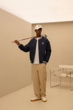 BAYC WOVEN OVER FIT VARSITY JACKET