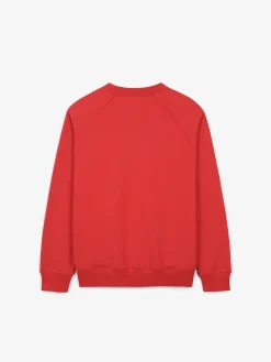 ESSENTIAL BASIC SMALL LOGO RAGLAN OVER FIT SWEATSHIRT