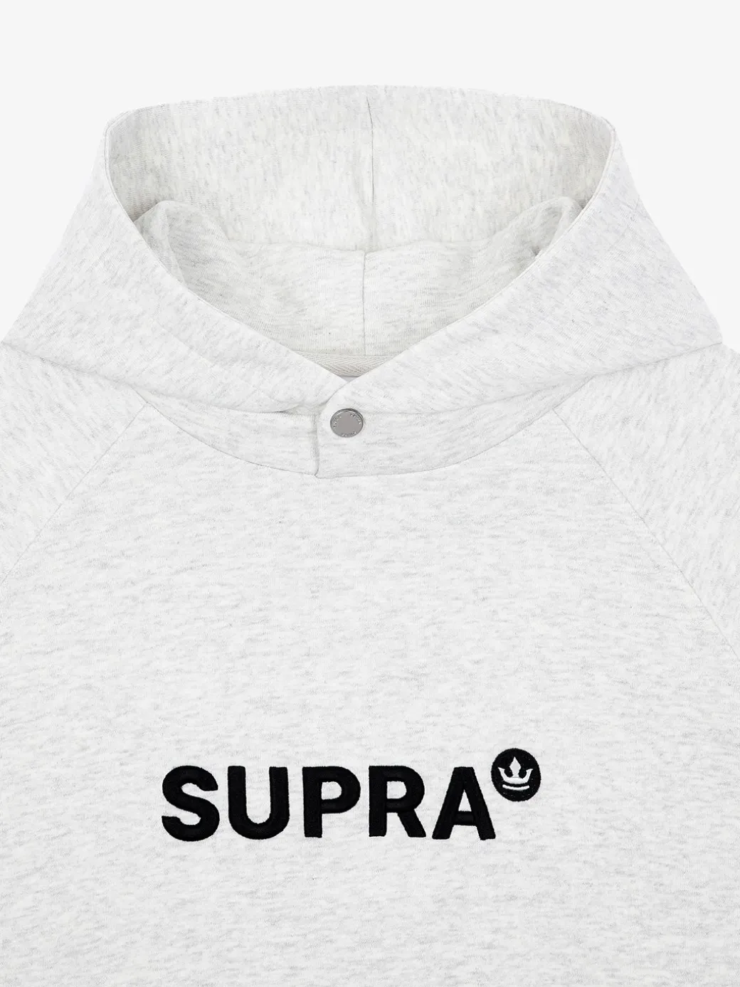 ESSENTIAL BASIC SMALL LOGO OVER FIT RAGLAN HOODIE
