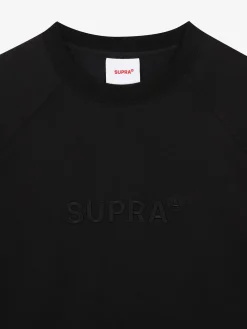 ESSENTIAL BASIC SMALL LOGO RAGLAN OVER FIT SWEATSHIRT