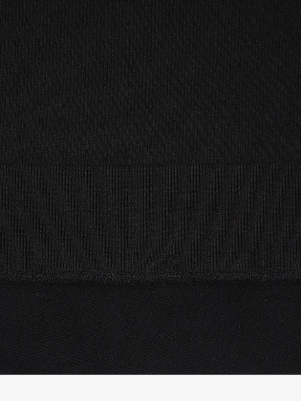 ESSENTIAL BASIC SMALL LOGO OVER FIT HALF ZIP HOODIE