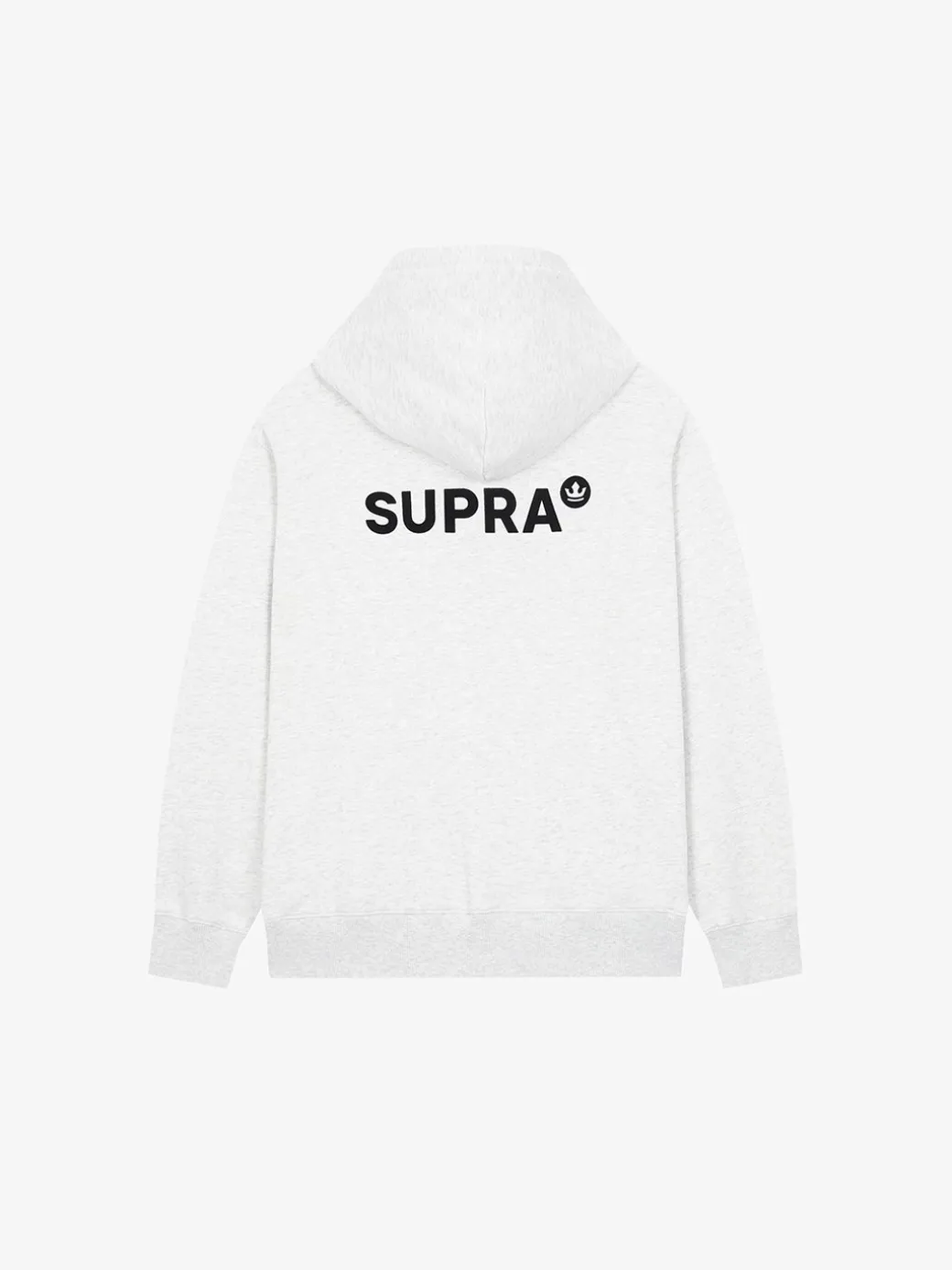 ESSENTIAL BASIC SMALL LOGO OVER FIT HALF ZIP HOODIE