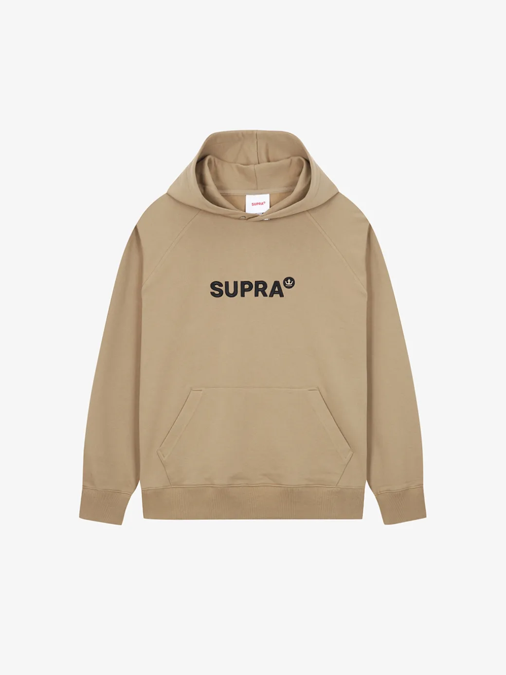 ESSENTIAL BASIC SMALL LOGO OVER FIT RAGLAN HOODIE
