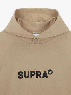 ESSENTIAL BASIC SMALL LOGO OVER FIT RAGLAN HOODIE