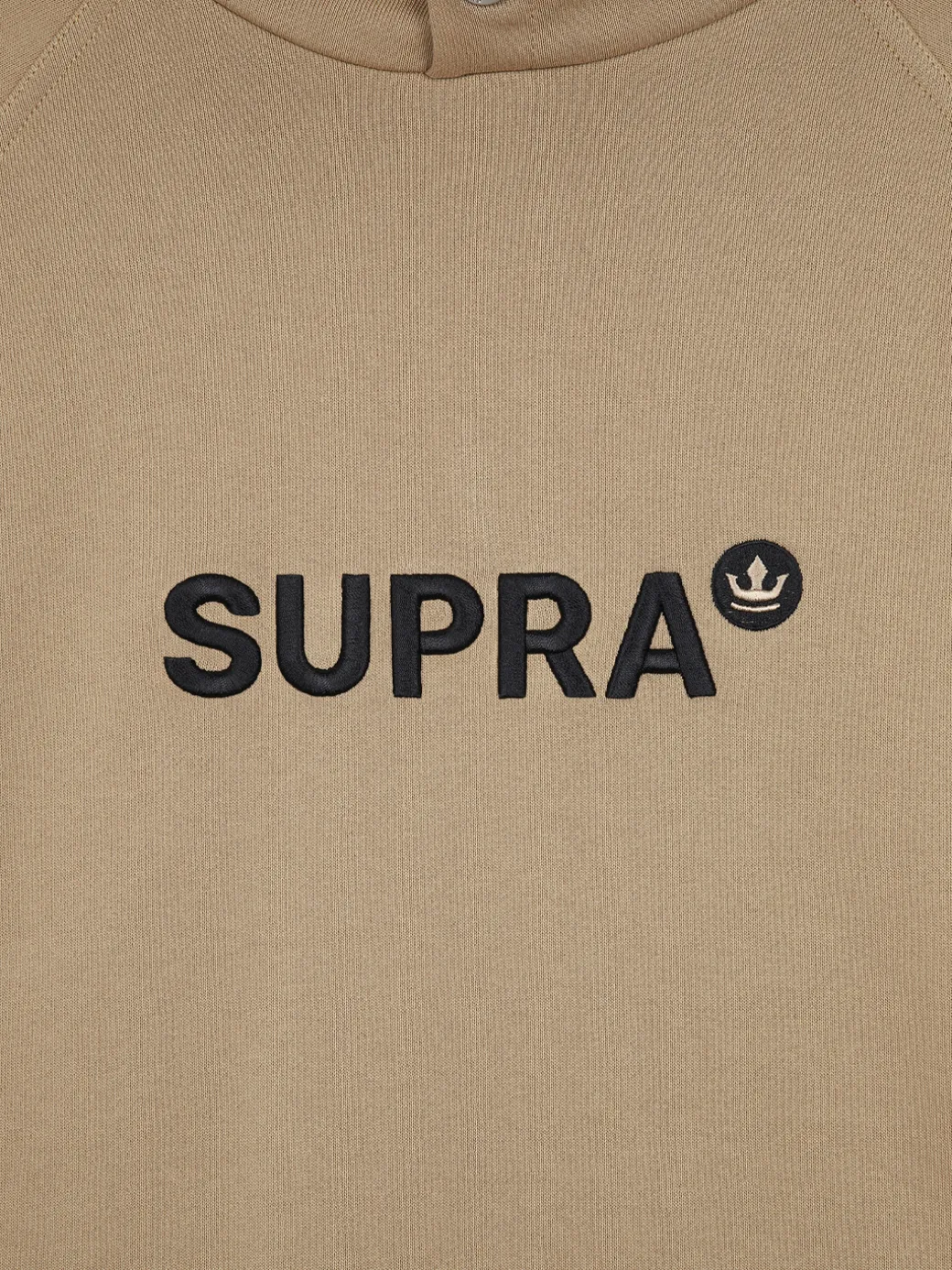 ESSENTIAL BASIC SMALL LOGO OVER FIT RAGLAN HOODIE