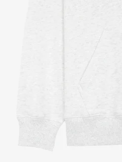 ESSENTIAL BASIC SMALL LOGO OVER FIT HALF ZIP HOODIE