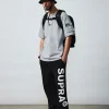 ESSENTIAL BIG LOGO BASIC SEMI WIDE PANTS