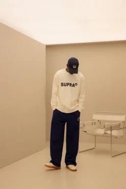 ESSENTIAL EMBROIDERY OVER FIT SWEATSHIRT
