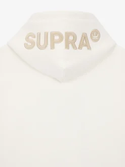 ESSENTIAL TOP APPLIQUE LOGO OVER FIT HOODIE