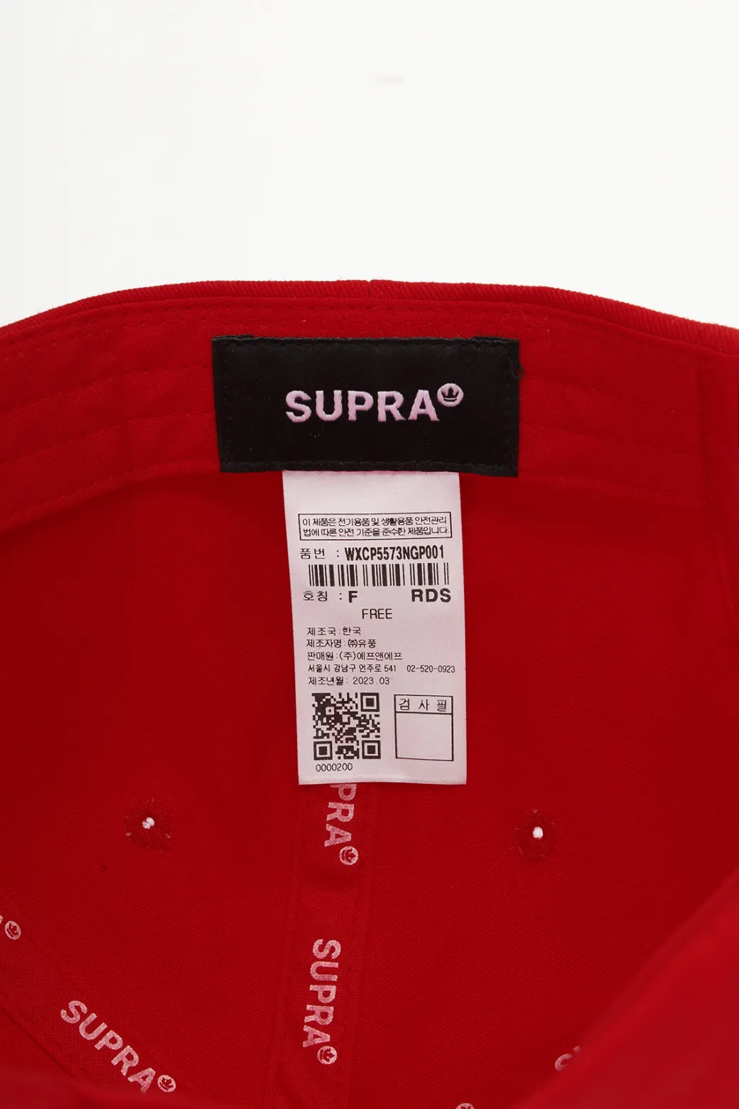 LOGO TWO-TONE STICH UNSTRUCTURED BALL CAP