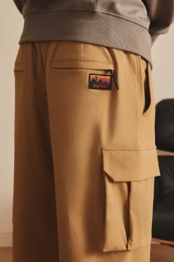 OUTDOOR MENS WOVEN CARGO WIDE PANTS