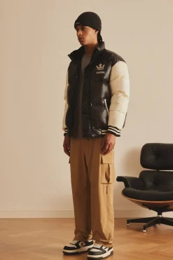 OUTDOOR MENS WOVEN CARGO WIDE PANTS