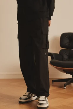 OUTDOOR MENS WOVEN CARGO WIDE PANTS