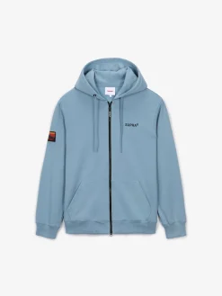 OUTDOOR OVER FIT HOOD ZIP-UP