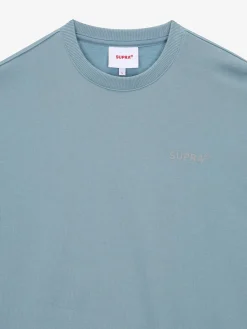 OUTDOOR WOVEN PATCH OVER FIT SWEATSHIRT