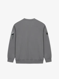 OUTDOOR WOVEN PATCH OVER FIT SWEATSHIRT