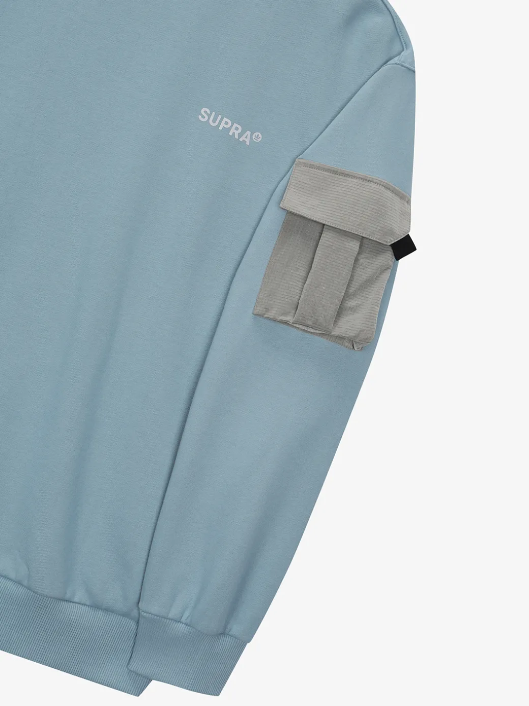 OUTDOOR WOVEN PATCH OVER FIT SWEATSHIRT