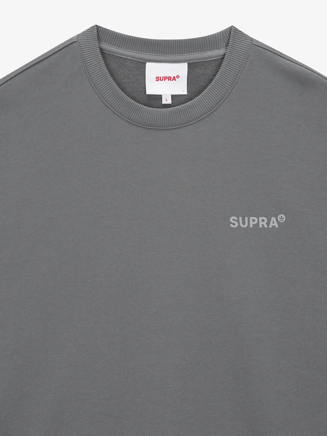 OUTDOOR WOVEN PATCH OVER FIT SWEATSHIRT