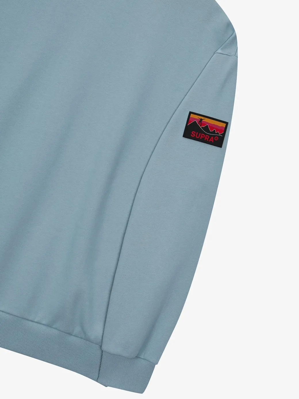 OUTDOOR WOVEN PATCH OVER FIT SWEATSHIRT
