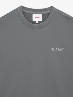 OUTDOOR WOVEN PATCH OVER FIT SWEATSHIRT