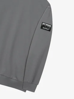 OUTDOOR WOVEN PATCH OVER FIT SWEATSHIRT