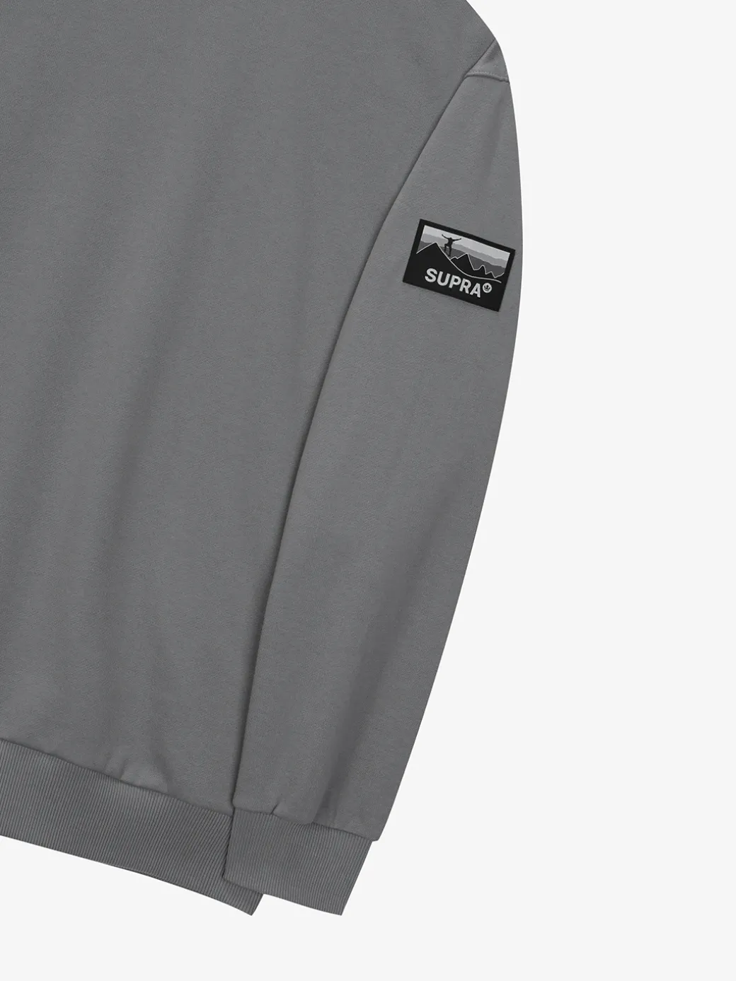 OUTDOOR WOVEN PATCH OVER FIT SWEATSHIRT