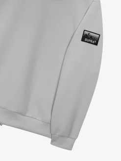 OUTDOOR WOVEN PATCH OVER FIT HOOD ZIP-UP