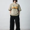 Pocket BAYC Graphic Semi-wide Woven Pants