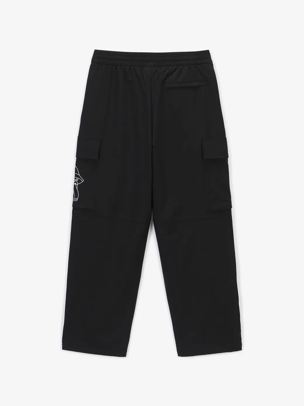 Pocket BAYC Graphic Semi-wide Woven Pants