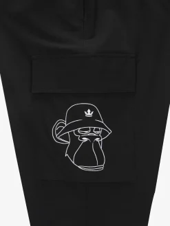 Pocket BAYC Graphic Semi-wide Woven Pants