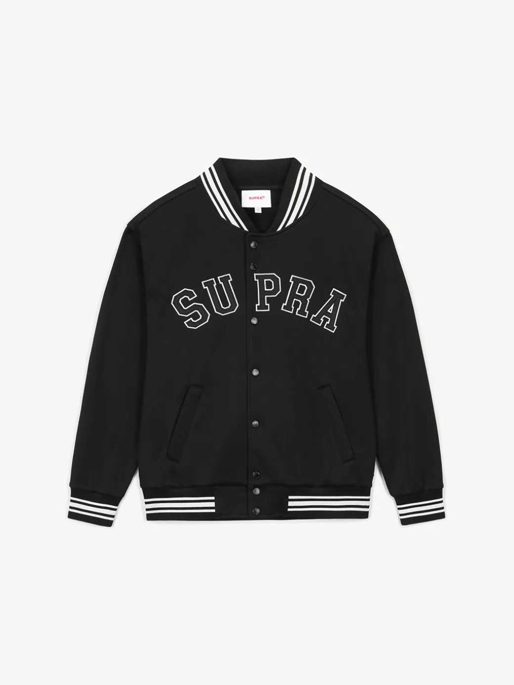 VARSITY ARCH LOGO JERSEY VARSITY JACKET