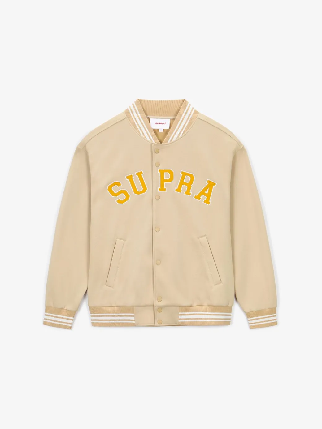 VARSITY ARCH LOGO JERSEY VARSITY JACKET
