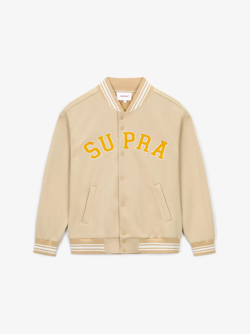 VARSITY ARCH LOGO JERSEY VARSITY JACKET