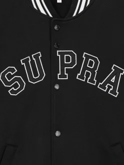 VARSITY ARCH LOGO JERSEY VARSITY JACKET