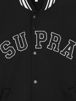VARSITY ARCH LOGO JERSEY VARSITY JACKET