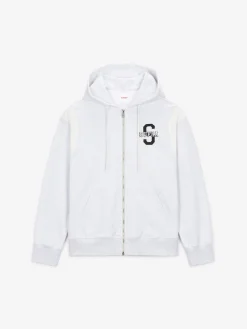 VARSITY ARCH LOGO ZIP UP HOODIE