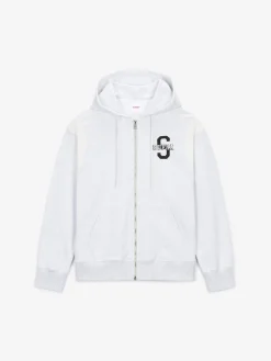 VARSITY ARCH LOGO ZIP UP HOODIE