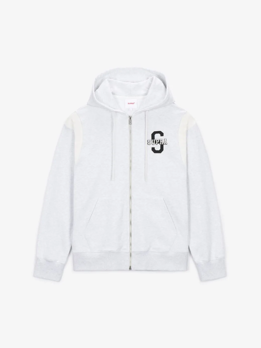 VARSITY ARCH LOGO ZIP UP HOODIE