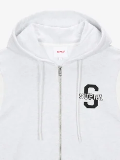 VARSITY ARCH LOGO ZIP UP HOODIE