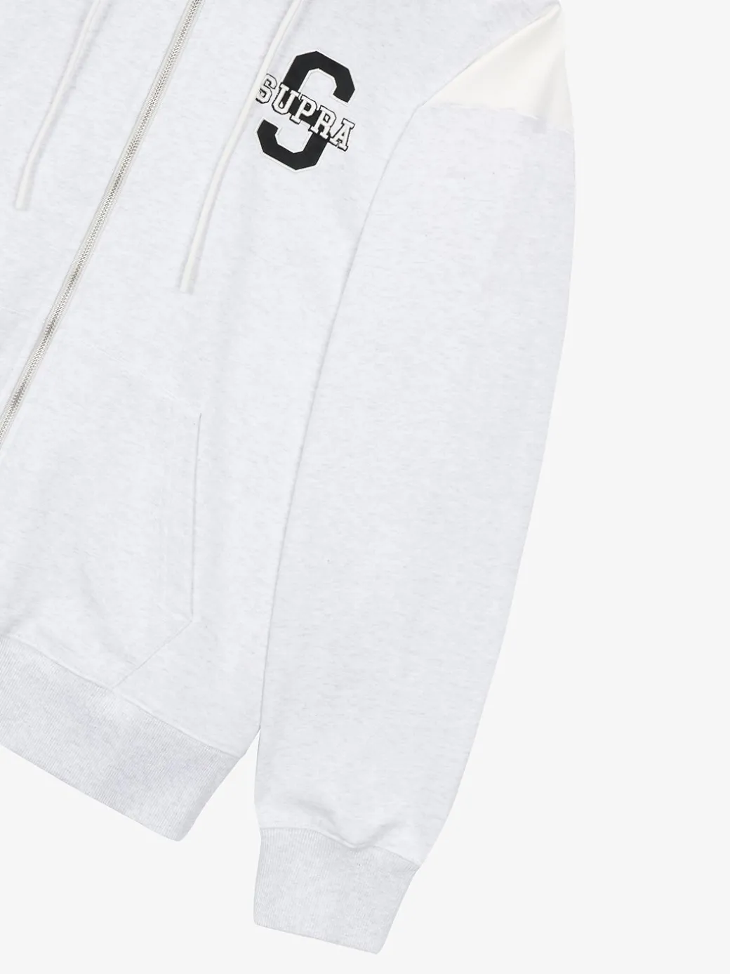VARSITY ARCH LOGO ZIP UP HOODIE