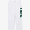 VARSITY BIG LETTERING SEMI WIDE PANTS