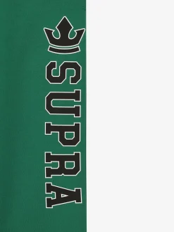 VARSITY BIG LETTERING SEMI WIDE PANTS