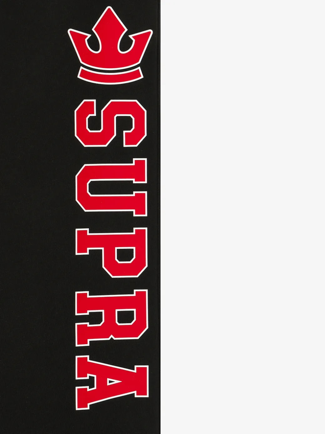 VARSITY BIG LETTERING SEMI WIDE PANTS