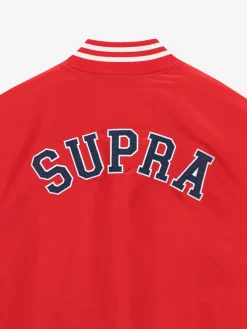 VARSITY SHOULDER BLOCK NYLON VARSITY JACKET