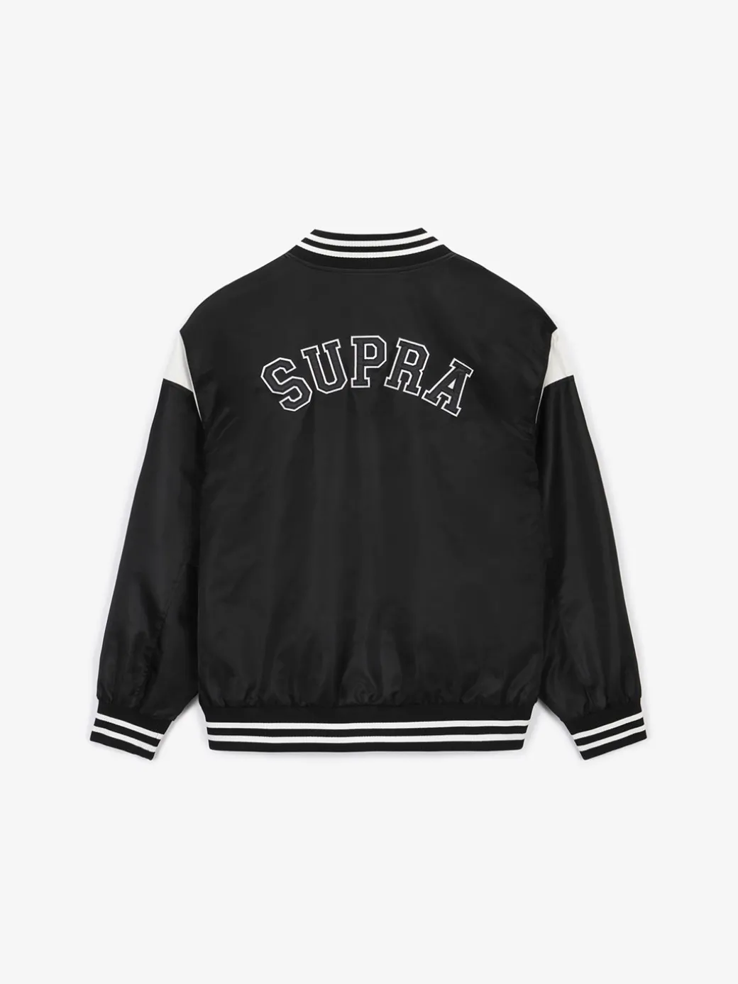 VARSITY SHOULDER BLOCK NYLON VARSITY JACKET