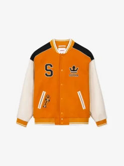 VARSITY SIMPLE S LOGO WOOL VARSITY JACKET