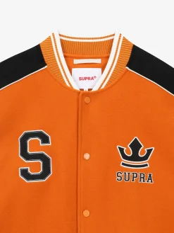 VARSITY SIMPLE S LOGO WOOL VARSITY JACKET