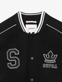 VARSITY SIMPLE S LOGO WOOL VARSITY JACKET