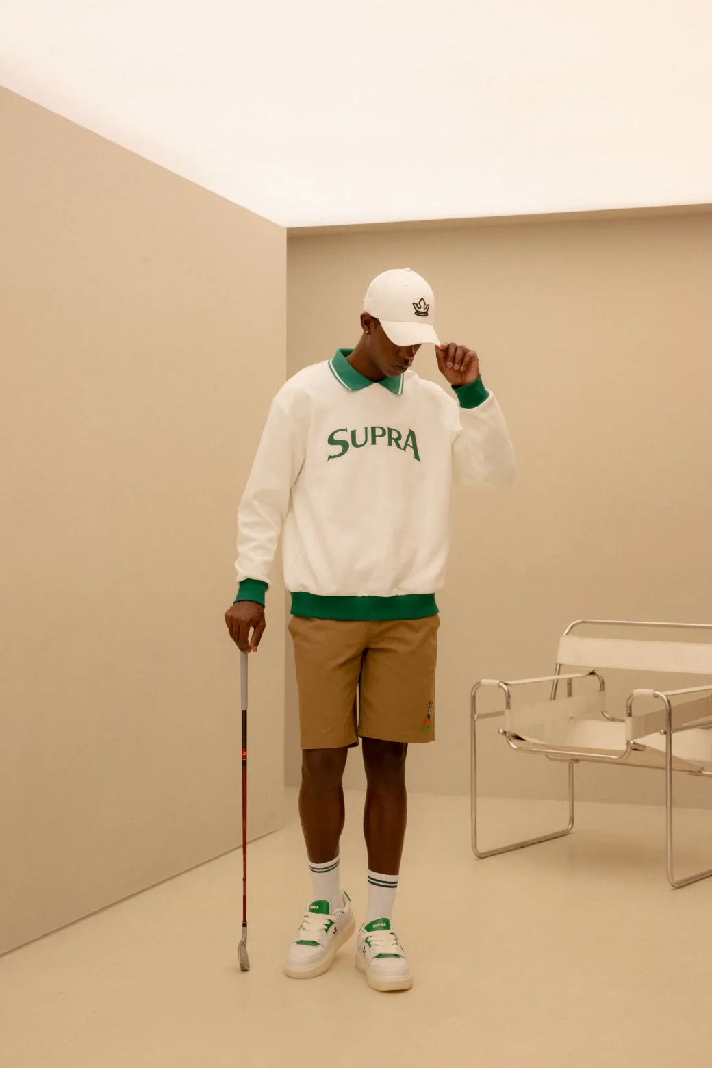 VARSITY STRUCTURED CROWN LOGO CAP